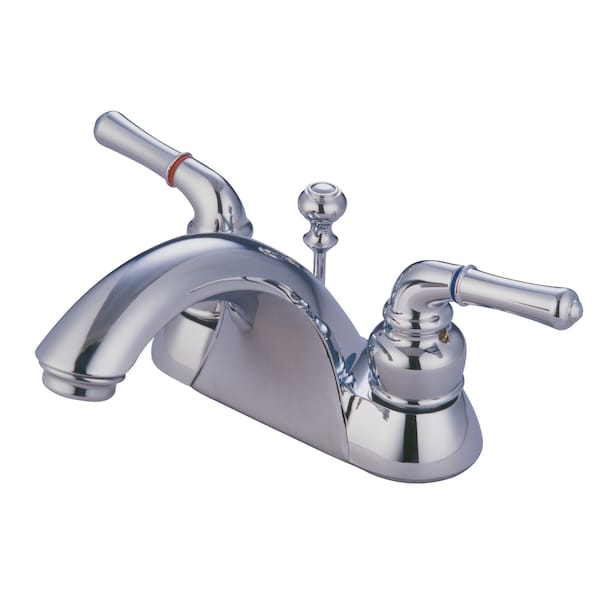 4" Centerset Bathroom Faucet, Polished Chrome